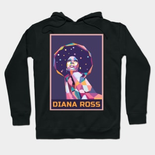 Abstract Diana Ross In WPAP Hoodie